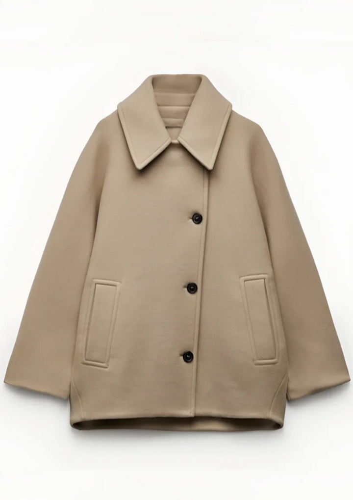 Lizzy | Trendy wool coat in plus size