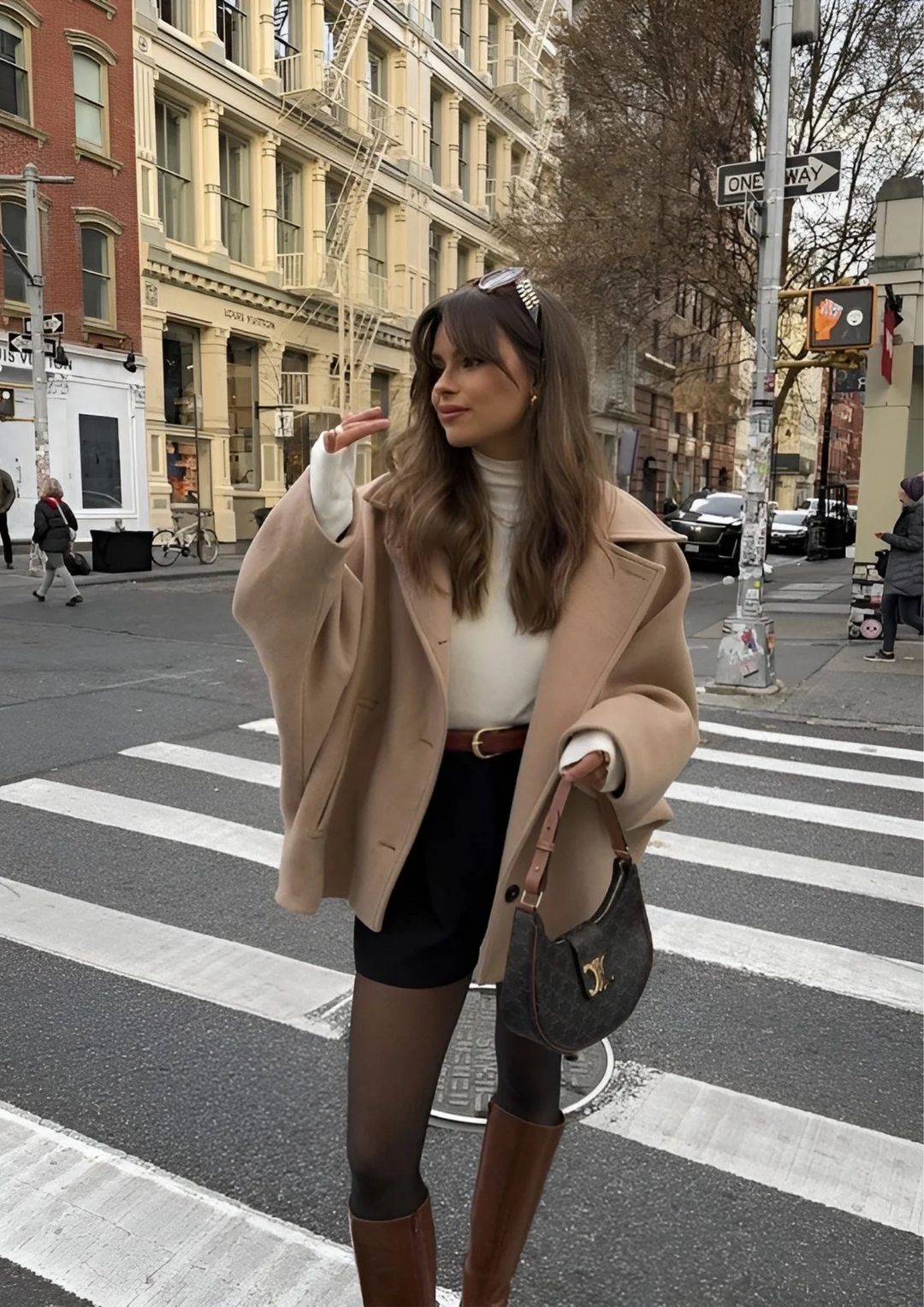 Lizzy | Trendy wool coat in plus size
