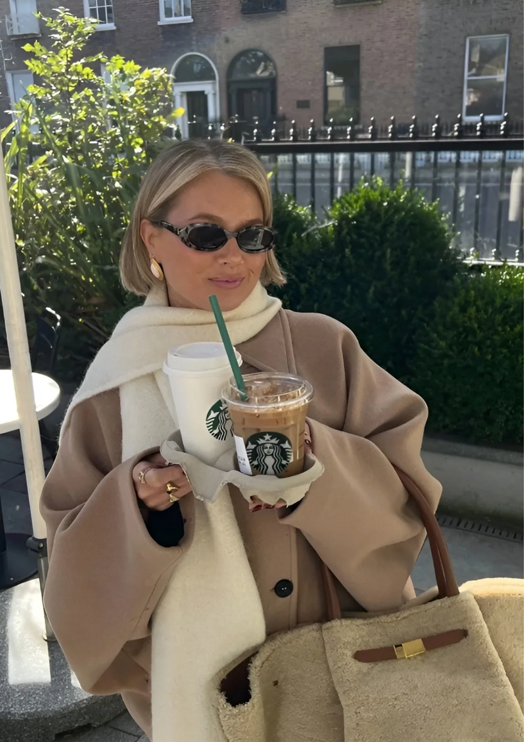 Lizzy | Trendy wool coat in plus size