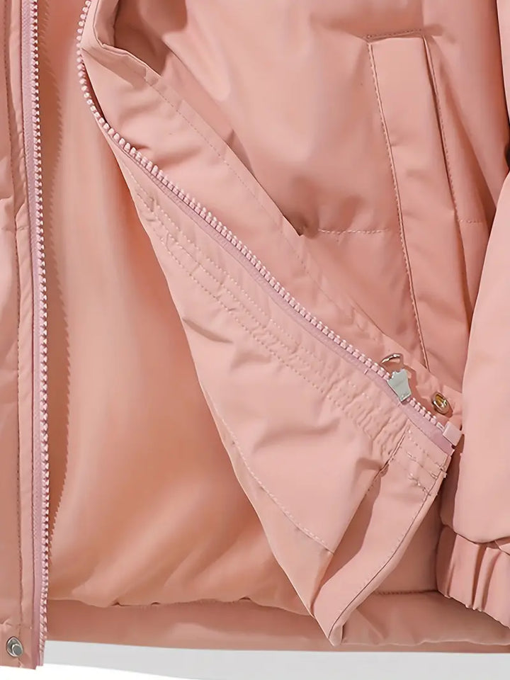 Romy™ - Lined women's winter jacket with hood