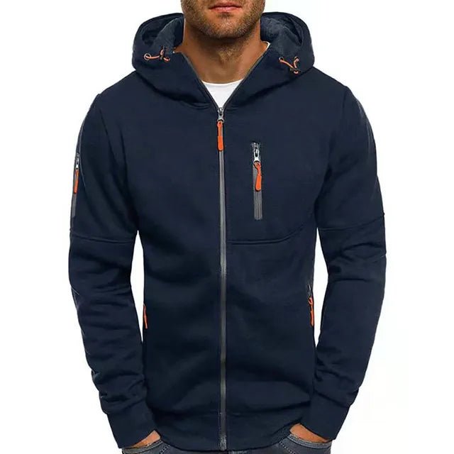Robert - Stylish tech fleece jacket for men