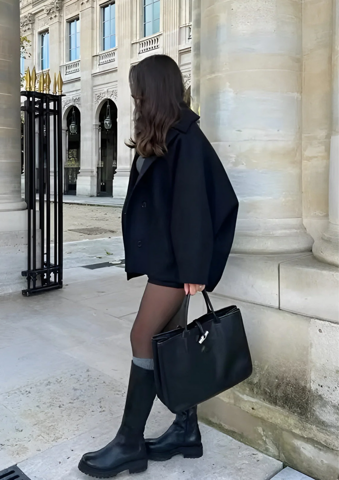 Lizzy | Trendy wool coat in plus size